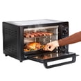 thumbnail image 4 of Wliqien 34QT/32L Kitchen Convection Oven, 1500W, Multi-Functional Countertop Toaster Oven with 60-Min Timer, Crispy Roast, Dehydrate, Rotisserie, 6 Accessories Included, Black, 4 of 7