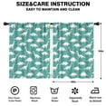 thumbnail image 2 of Blackout Kids Curtains,Teal White Dinosaurs Pattern Childrens Insulated Curtains Set Of 2,Bedroom Essentials,Toddler Room Decor 42"x54", 2 of 5