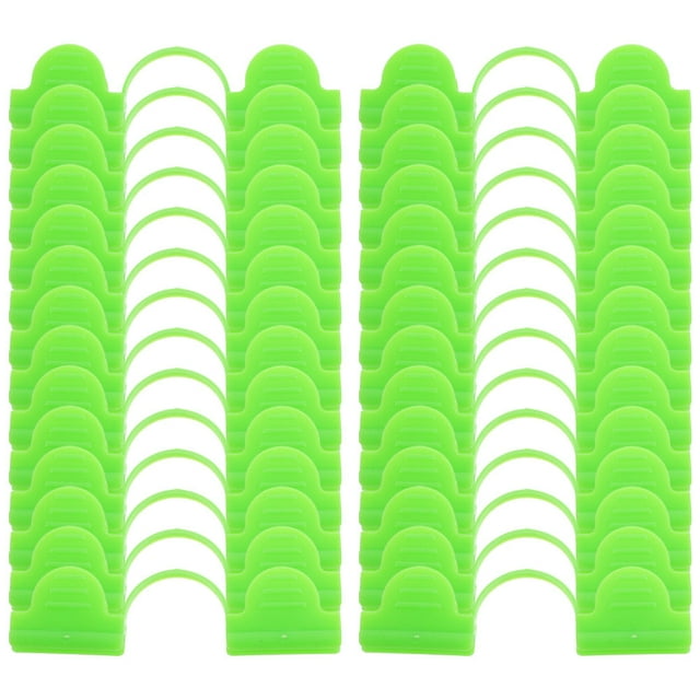 unbranded 50Ud Abrazaderas Plásticas Para Invernadero Ajustables Clip Doble Para Protección De Film