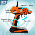 thumbnail image 3 of Camioneta Anfibio Control Remoto 2.4 GHz Rm Regalomex Monster Truck naranja Grande, 3 of 7
