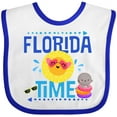 thumbnail image 3 of Inktastic Florida Time Summer Vacation Boys or Girls Baby Bib, 3 of 4