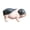 L A, variant on KGJQ Garden Pig Statue, Outdoor Resin Piggy Ornament, Cute Piglet Sculpture, Farmhouse Decoration for Yard Lawn Patio
