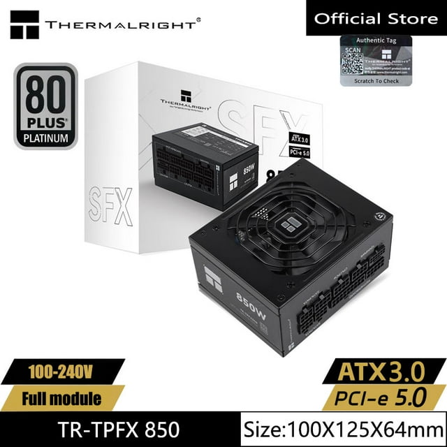 TR-TPFX850 computer case power supply,SFX platinum medal full module,support ATX3.0 /pcie5.0 (850W) 750W