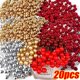 thumbnail image 2 of 1/20 piezas de bayas de espuma artificiales, mini tallos de bayas de acebo rojas, cerezas falsas para adornos de árboles de Navidad, fiestas de Navidad, decoración del hogar, 2 of 5