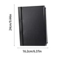 thumbnail image 3 of Aufmer Foldable A4 Size Clipboard File Folder Expanding Document Organizer With Elastic Strap For School Office Business People(Black), 3 of 6