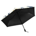 thumbnail image 5 of Dinosaur Basketball Tree Leaf Compact Sun Umbrella Windproof Travel Umbrellas for Rain Strong Portable UV Protection, 5 of 8