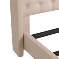 thumbnail image 2 of Fairfield King Bed with Tufted and Winged Headboard, 2 of 9
