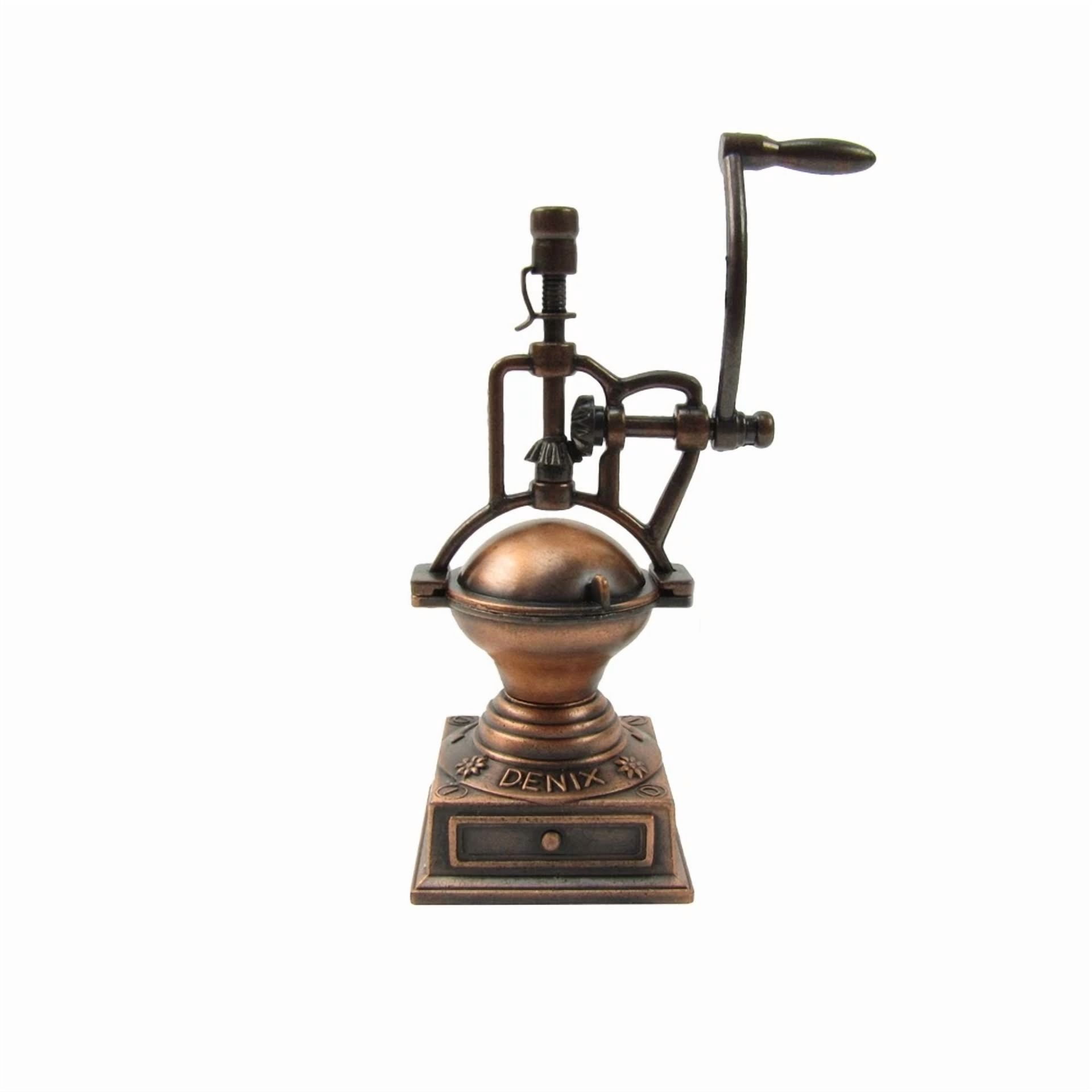 Zyler - Coffee Lover Gift Miniature Hand Crank Grinder Mill Metal Desk Pencil Sharpener