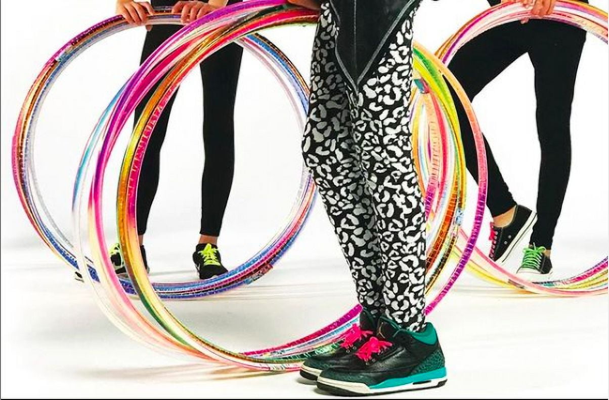Kess Iridescent Ice Hula Hoop – Shimmering Fun for Kids & Adults, 1 Pack