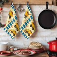 thumbnail image 6 of Yellow Truck Kitchen Towels Set of 4, Stars Blue Checkered Modern Farmhouse Art Absorbent Dish Towels for Kitchen, Microfiber Hand Towel, Quick Drying Tea Towel for Cleaning Decorative Dishcloths, 6 of 7
