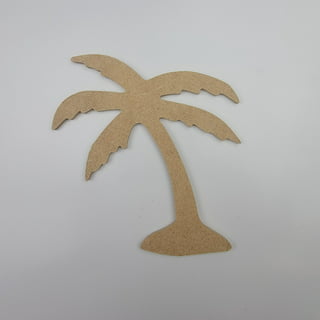 Unfinished Wooden Palm Tree Cutout, 14, Pack of 100 Wooden Shapes for  Crafts, Use for Summer & Beach & Nautical Decor and Crafting, by  Woodpeckers 