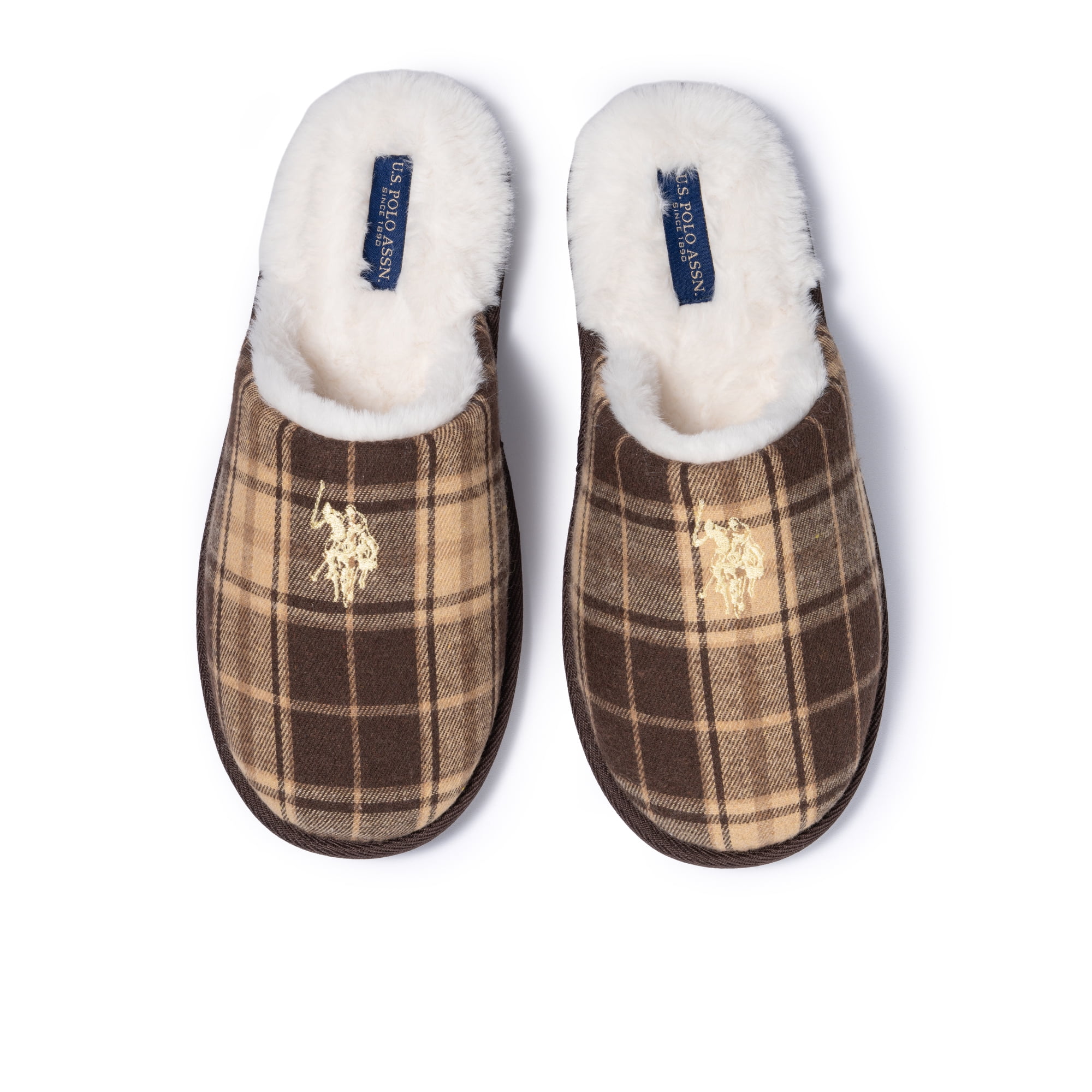 U.S Polo Assn. Mens Scuff Slippers