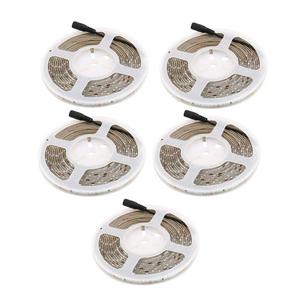 5X Tira de Luz UV LED de 20W Ultravioleta Flexible PúRpura 16.5FT Luz Negra 5M 300LEDs