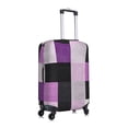 thumbnail image 4 of Multi-Size Suitcase Protective Cover Full Range Double Stitching Invisible Zipper For Travel Business Lavenderblush Buffalo Plaid Check Tartan Scotland_4 Large, 4 of 8