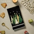 thumbnail image 5 of SOME THING Black Xmas Tree Merry Christmas Kitchen Towels Dish Towels, 18x26 Inch Farmhouse Star Holiday Winter Decoration Hand Towels Set of 2, 5 of 6