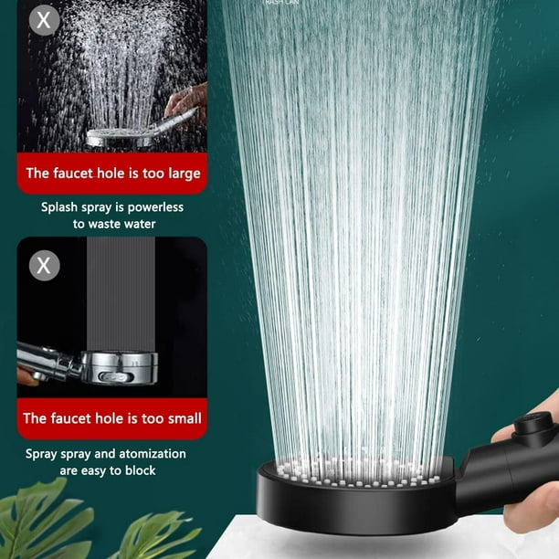 Pommeau de douche à main - Économe en eau - Avec filtre - 4 modes
