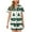 Green, variant on Wensltd Plus Size Christmas Print Short Sleeve Nightwear for Women Button Down Pajama Set Cozy Sleepwear S-XXL