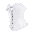 thumbnail image 2 of Grebrafan Bustier Corset Renaissance pour Femmes White XS, 2 of 5