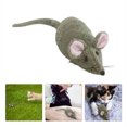thumbnail image 2 of TIMIFIS Cat Toys Pet Toy Simulation Plush Mouse Tricky Cat Toy Electric Manual MouseFall/Winter, 2 of 6