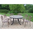 thumbnail image 3 of Stone Art 9-Pc Round Patio Dining Set, 3 of 3