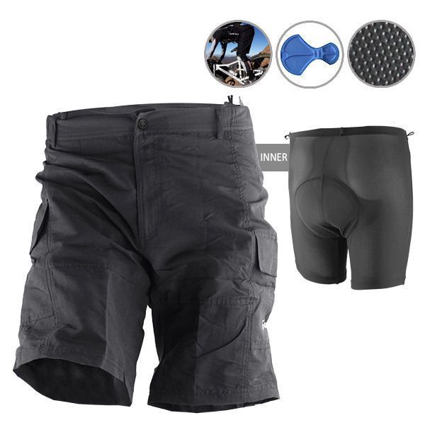 Padded baggy cycling shorts Clearance