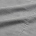 thumbnail image 6 of Mainstays 100% Cotton Dreamy Soft 2‑Pack 220 Thread Count Brushed and Washed Sateen Cotton Standard Pillowcases, Soft Silver, 6 of 7