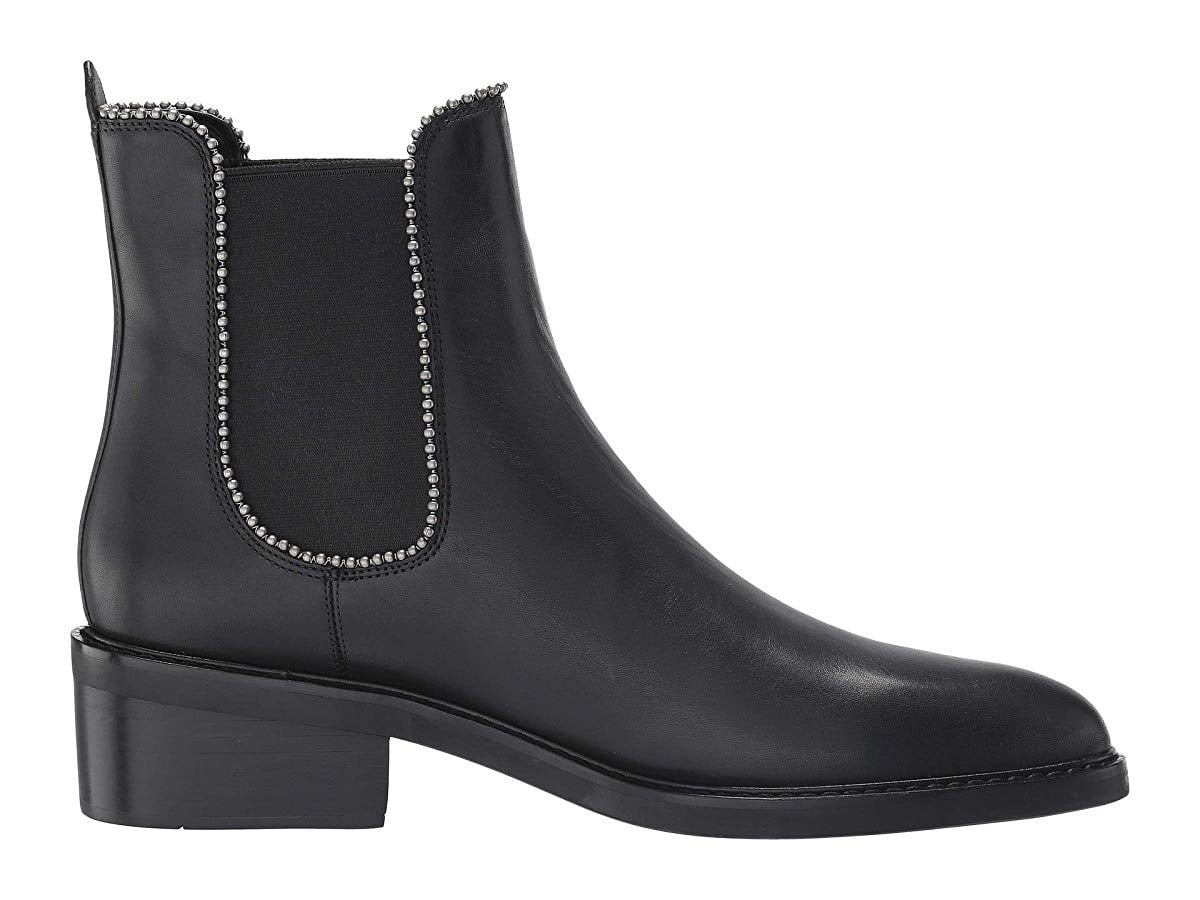 COACH Bowery Beadchain Bootie Black Leather - Walmart.com - Walmart.com