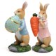 thumbnail image 4 of Manualidades de Pascua: conejo de resina, conejo abrazando una zanahoria, figurita de Pascua, estatuilla de conejo bonito para decorar el hogar, el escritorio o el jardín, 4 of 6