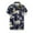 Dark Blue3, variant on AHTJRT Stylish Men's Camouflage Print Button Down Short Sleeve Shirt Navy L