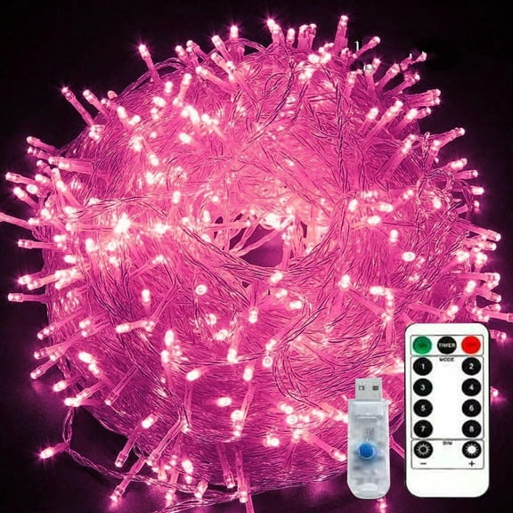 Christmas Fairy Lights Christmas Tree Fairy Lights, 10M 100 LED Christmas Tree String Lights Decorative Lights USB with Remote