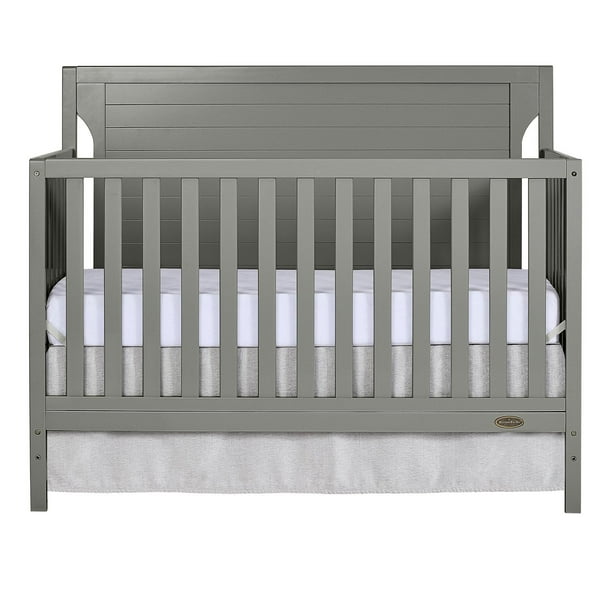 Dream On Me Cape Cod 5in1 Convertible Crib, Storm Gray