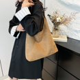 thumbnail image 2 of Slouchy Purse Tote HOMBLE HOMBO MUJER Mujeres Gamuza Color Sólido, 2 of 8