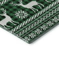thumbnail image 3 of Addison Rugs Mayfield Premium Machine Washable Transitional Holiday Green Rectangle Rug, 2'6" x 3'10", 3 of 7