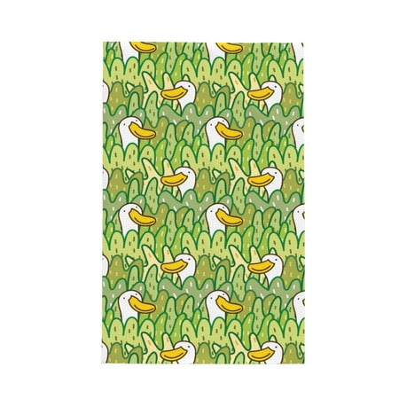 

Absorbent Kitchen Towels Cartoon Duck Quick Drying Dish Towels for Kitchen Drying Soft Hand Towels with Lanyard for Kitchen Decor