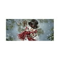thumbnail image 4 of Evergreen Indoor Outdoor Doormat Bundle Set of 5 - Frame and 4 Welcome Seasonal Inserts Pumpkins Lemonade Snowman Floral, 4 of 9
