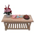 thumbnail image 3 of 1:12 Mini Maison de Poupée Meubles Miniature Table à Thé en Bois Mini Maison de Poupée, 3 of 7