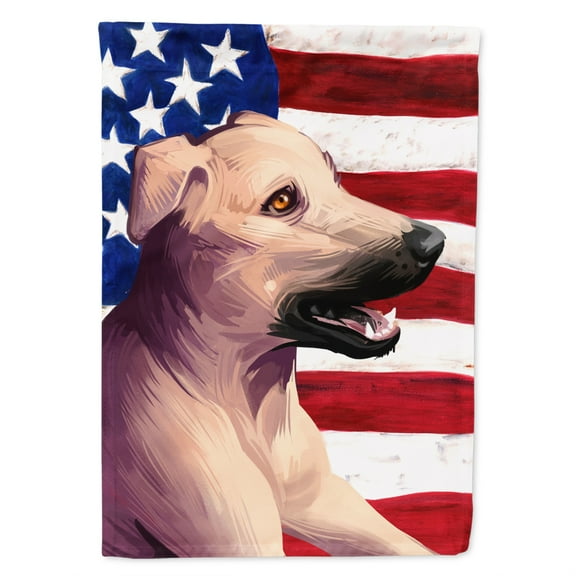Carolines Treasures CK6494GF Combai Dog American Garden Size Outdoor-Flags, Multicolor