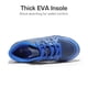 thumbnail image 4 of Zapatillas DREAM PAIRS SDSO2413K para Niños, Tacos de Fútbol con Cordones, Azul Marino, 4 of 5