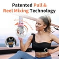 thumbnail image 3 of Wonder Core 22 oz Protein Shaker Bottle for Protein Shakes and Meal Replacements, Hand Mixing Mechanism, Leak Proof Shaker Cup for Nutrition, Whey Powder Smoothie Cup for Preworkout, Pink, 3 of 11