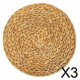 thumbnail image 1 of manteles individuales,Manteles individuales tejidos resistentes al calor y antideslizantes para cocina,Mantel redondo Platos para la cena Cuencos Fiesta,Manteles individuales para, 1 of 8