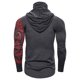 thumbnail image 3 of De Sudadera con capucha y manga larga para hombre, con estampado de mascarillas, 3 of 9