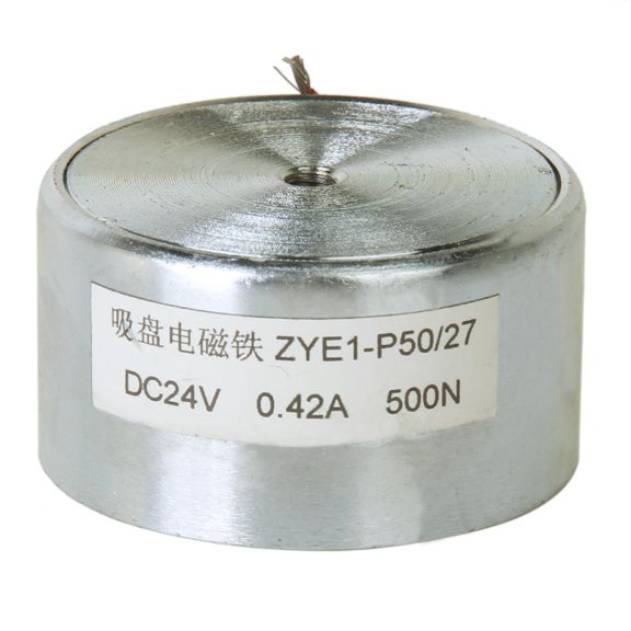 Electroimán 24V 500N 50Kg Sunnimix ZYE1-P50 27 Cromo
