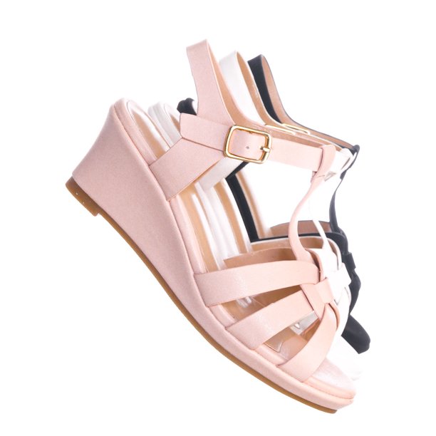Tuna37K by Forever Link, Kids Gladiator Wedge Heel Sandal Children