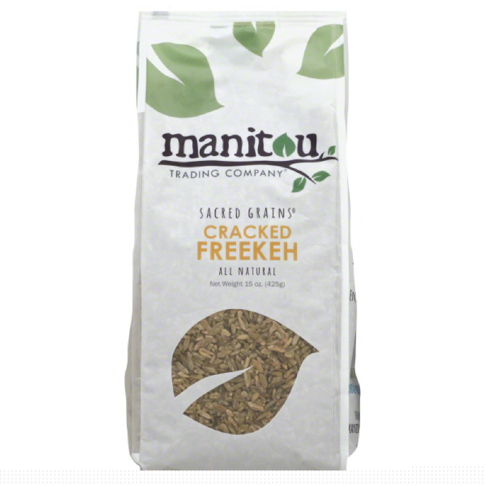 Manitou Freekeh Cracked Grain, 15 OZ (Pack of 6)