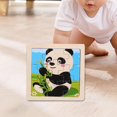 thumbnail image 1 of Rompecabezas de madera coloridos Yotijar juguetes de aprendizaje Montessori con Animal panda, 1 of 10