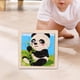 thumbnail image 1 of Juegos de rompecabezas de madera para , juguetes de aprendizaje de educación temprana, rompecabezas con Animal de dibujos animados, Panda Macarena Rompecabezas Montessori, 1 of 8
