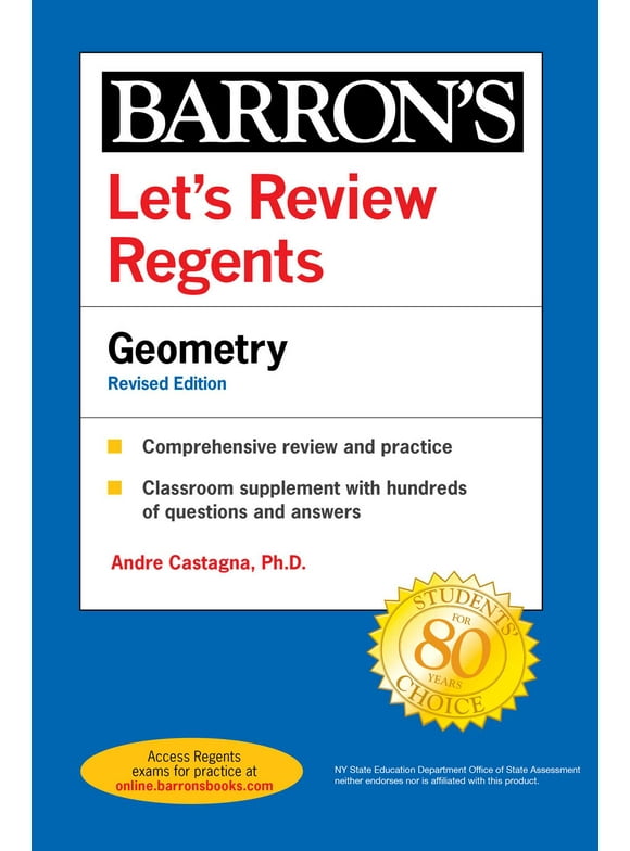 Barron's Regents NY: Let's Review Regents: Geometry Revised Edition (Paperback)