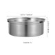 thumbnail image 2 of Nestingho Plato De Para Perro De Inoxidable Con Para Beber Lento, 2 of 6