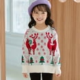 thumbnail image 4 of Rovga Toddler Baby Kids Girls Boys Christmas Knit Sweater Warm Pullover Casual Clothes Soft Comfortable Coat, 4 of 8