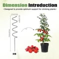 thumbnail image 2 of 10 Pack Spiral Plant Stakes, Tomato Twist Support for Climbing Plants, Outdoor Garden Stakes for Tomatoes, Roses, Vines and Indoor Potted Plants, 2 of 7